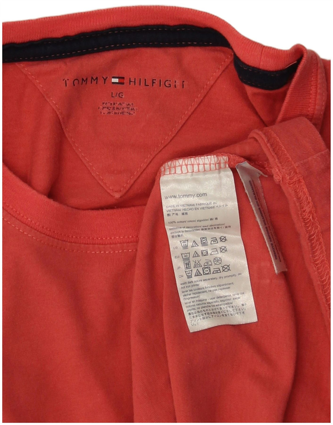 Tricou pentru bărbați Tommy Hilfiger Top mare bumbac roz