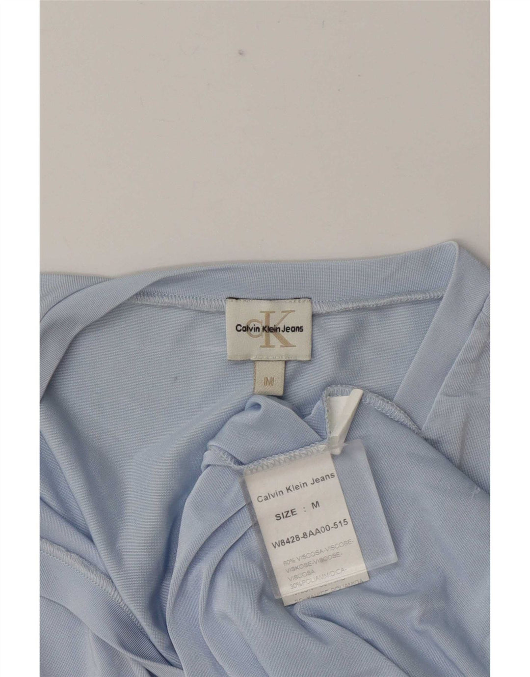 Vest Top pentru femei Calvin Klein Jeans UK 12 Medium Blue Viscose