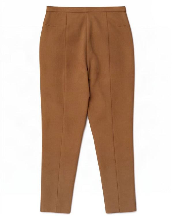 Pantaloni casual skinny cu talie înaltă Zara pentru femei, mari L30 L26, bej