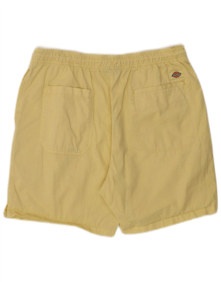 Pantaloni scurți cargo Dickies pentru bărbați, mari W34, bumbac galben