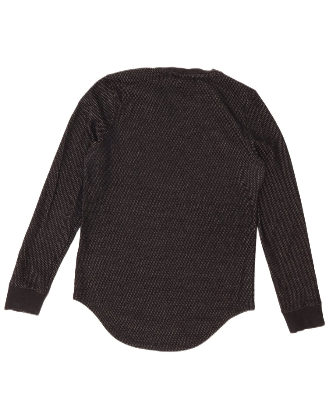 DKNY Top pentru bărbați cu mânecă lungă XS bumbac negru
