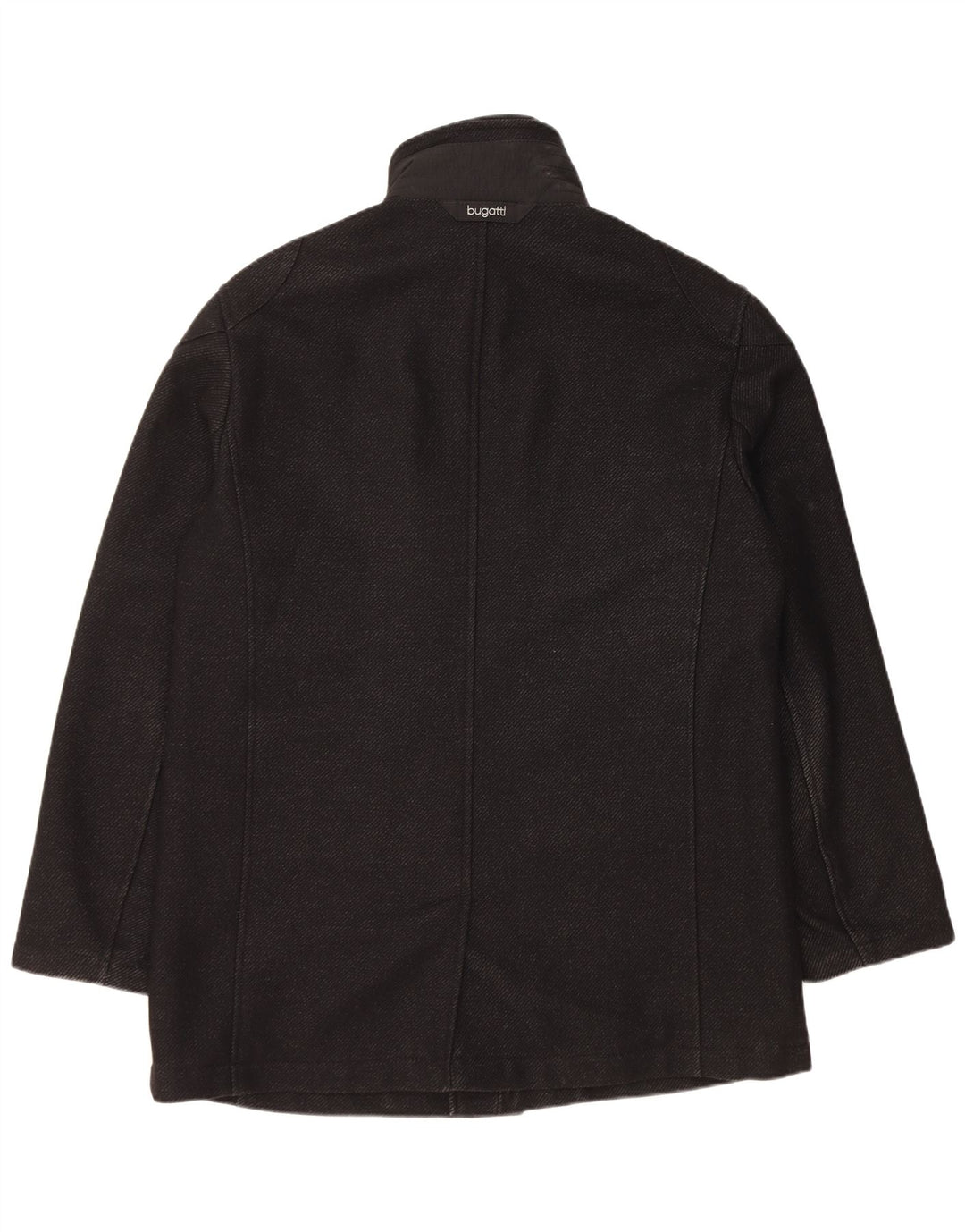 Palton pentru bărbați Bugatti EU 54 2XL Lână virgină neagră