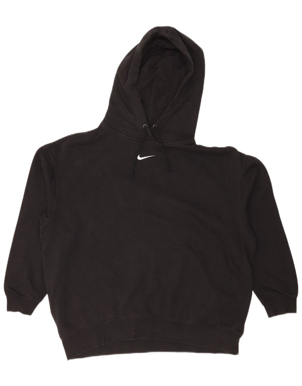 Pulover Nike pentru bărbați loose fit, bumbac mare, negru