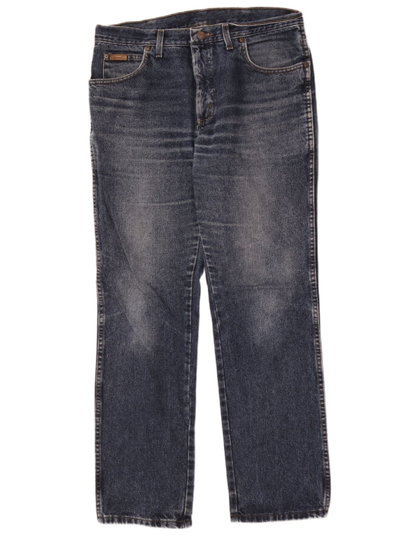 Blugi drepti pentru bărbați Wrangler W34 L32 albastru