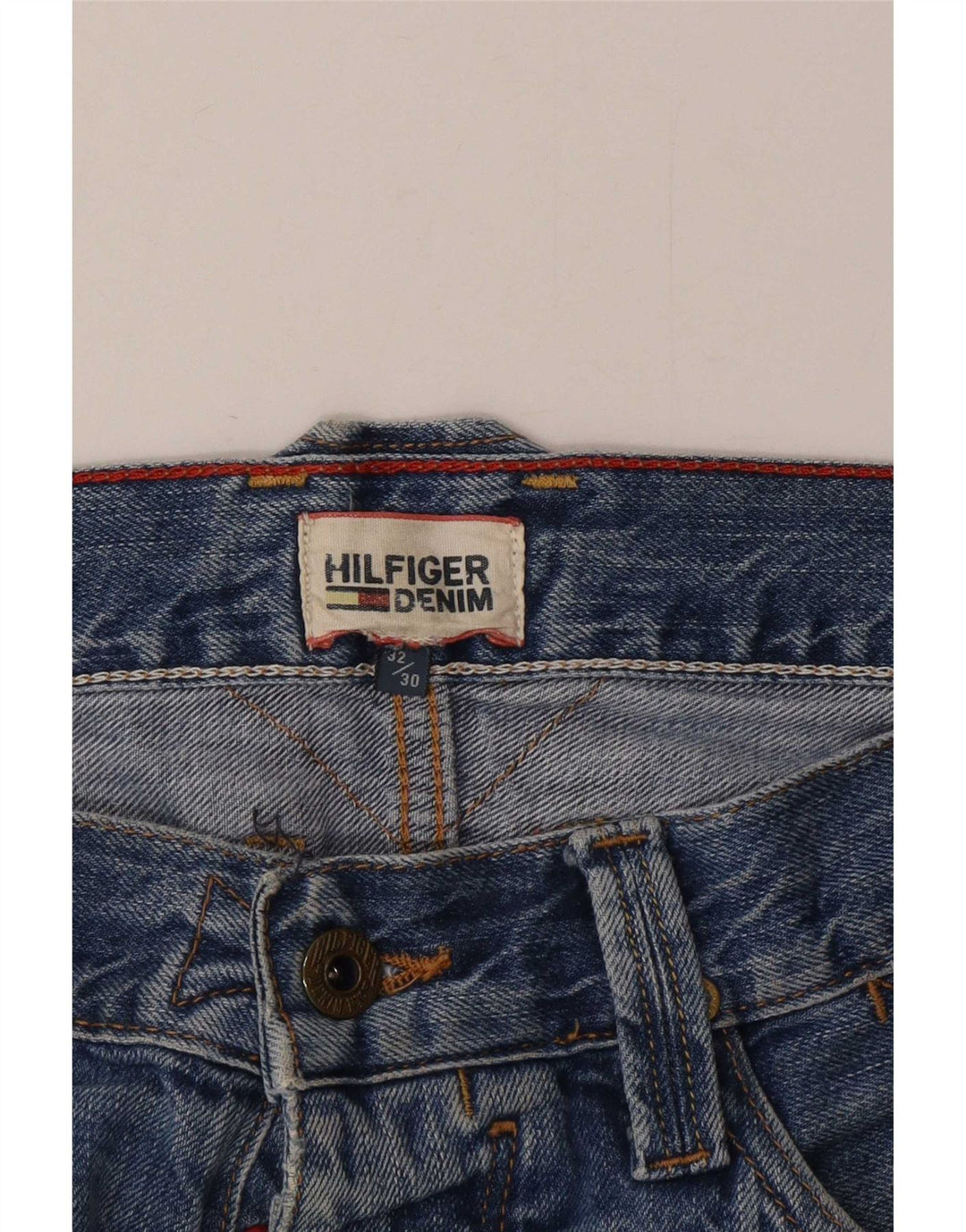 Tommy Hilfiger Mens Bootcut Jeans W32 L30 Blue
