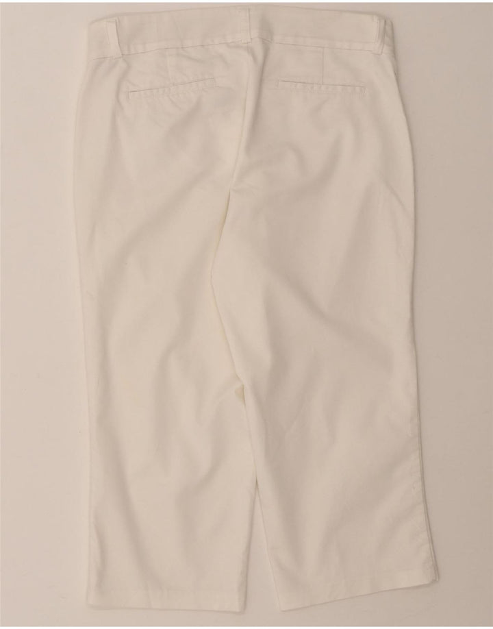 DOCKERS Womens Capri Trousers US 10 Large W32 L21 White Cotton Vintage Dockers and Second-Hand Dockers from Messina Hembry 