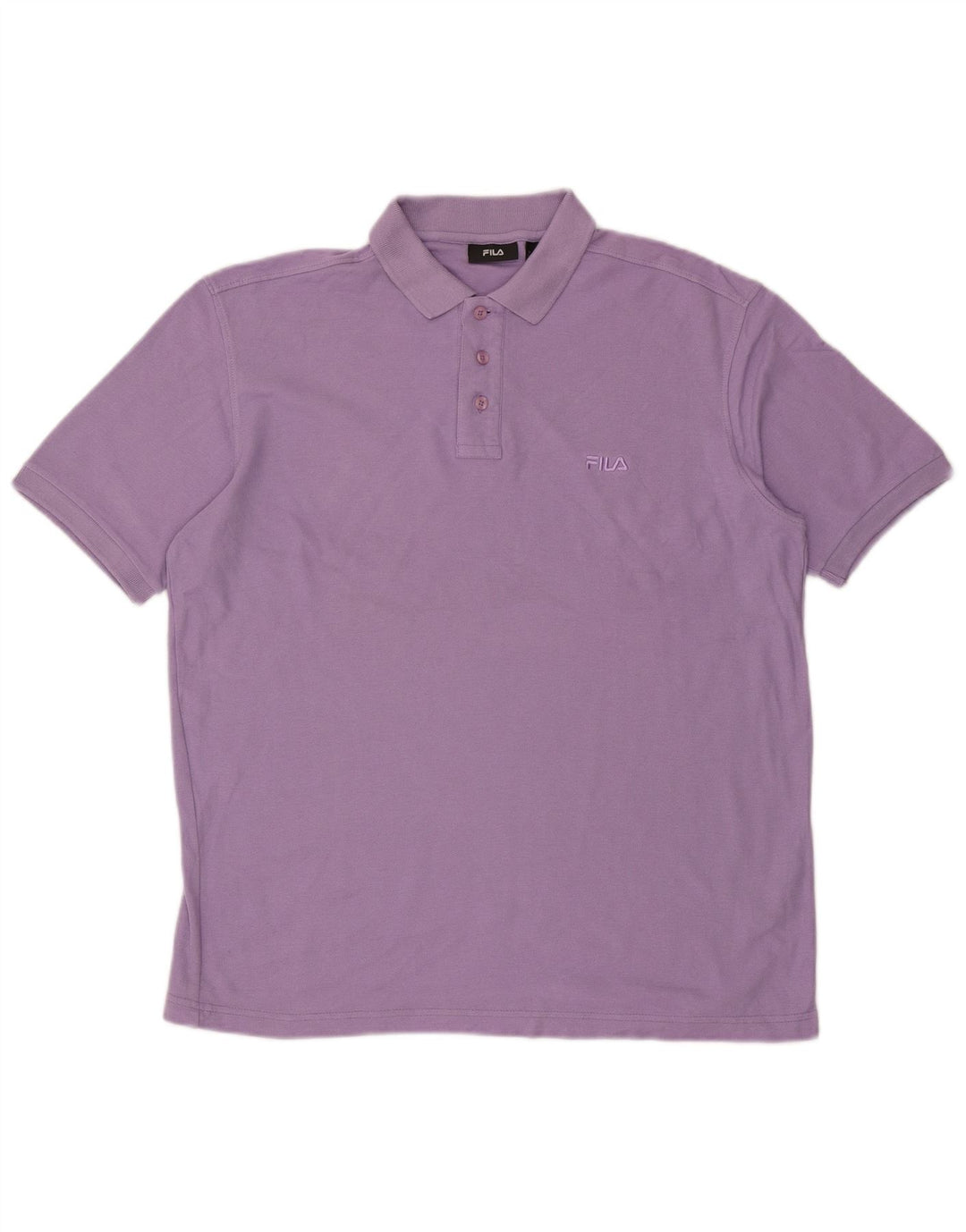 Tricou polo Fila pentru bărbați, mare violet, bumbac