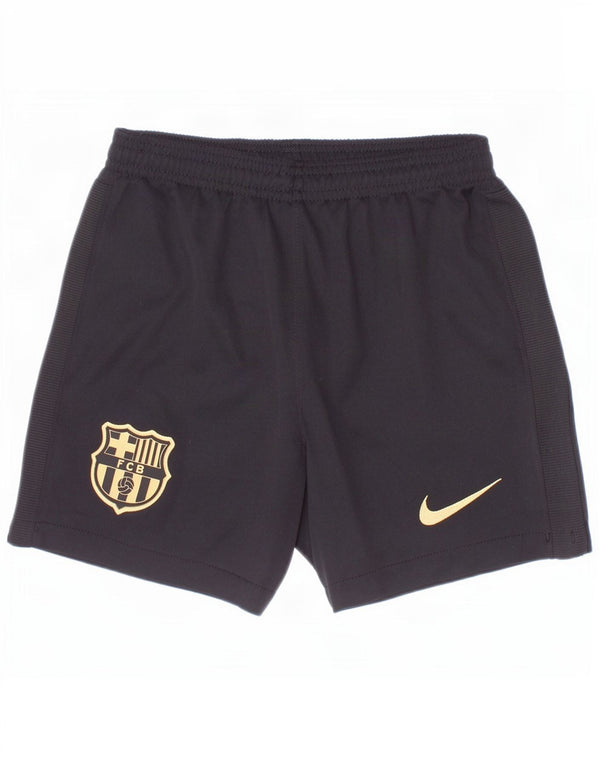 Pantaloni scurți sport Nike pentru băieți Barcelona Graphic 7-8 ani XS poliester negru