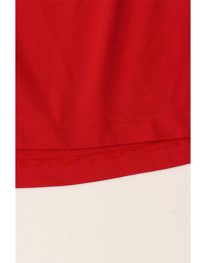 Tricou Adidas Climacool pentru bărbați Top mare, roșu, poliester color bloc