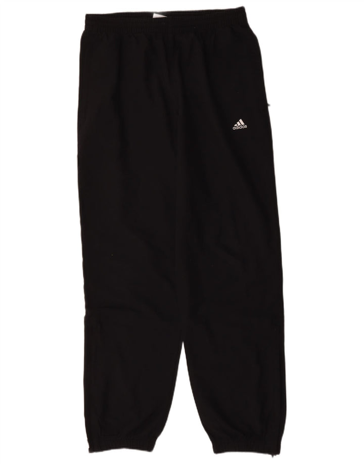 Pantaloni de trening Adidas pentru bărbați Joggeri poliester mediu negru