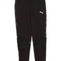 Pantaloni de trening Puma pentru băieți 11-12 ani poliester cu pete negre
