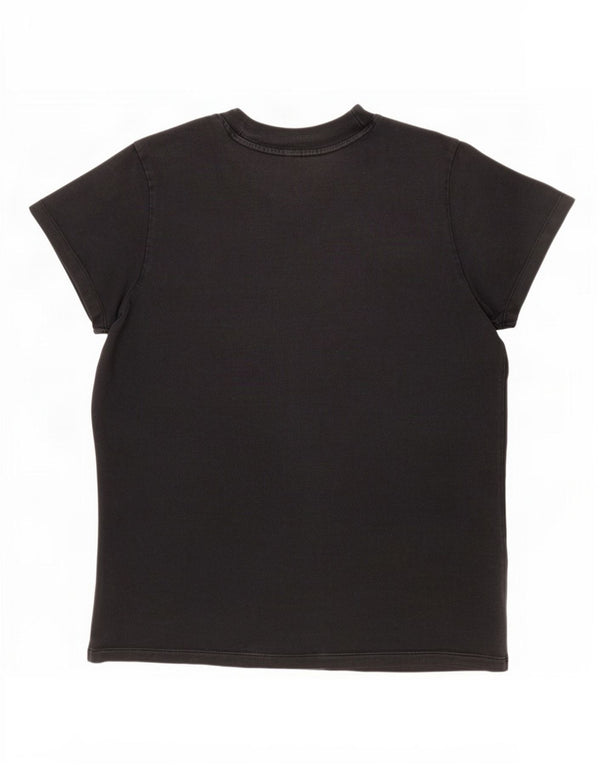 Tricou grafic Adidas pentru femei Top UK 12 Medium Black Bumbac