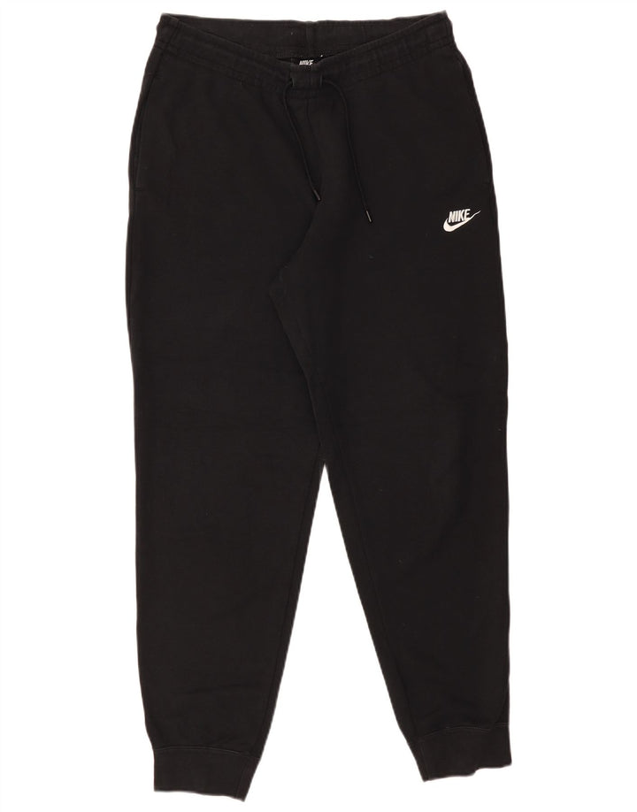 Pantaloni de trening Nike pentru femei Joggeri UK 12 Bumbac mediu negru