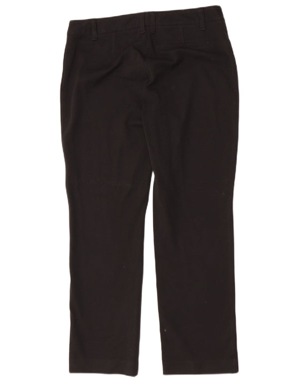 Pantaloni casual drepti pentru femei Monsoon UK 12 Medium W30 L28 Negru