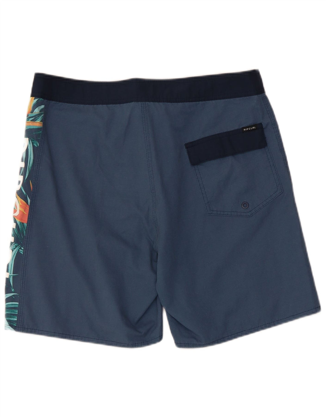 Pantaloni scurți de înot grafic RIP CURL pentru bărbați, poliester floral, albastru, mediu