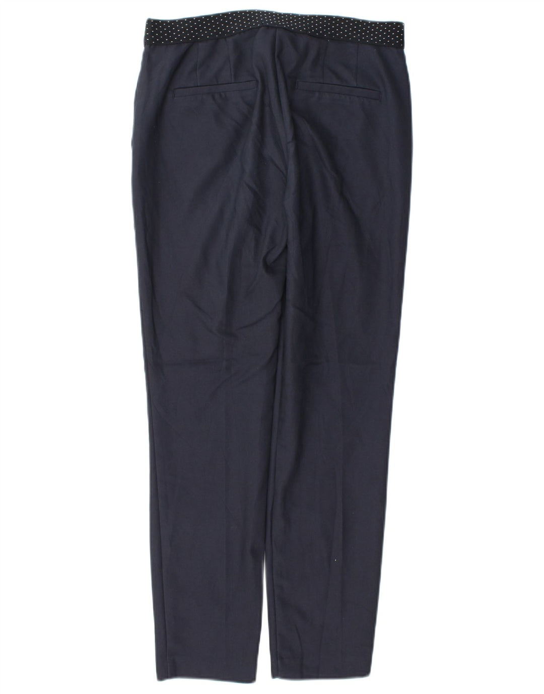 Pantaloni chino slim pentru femei Zara Mici L26 L27 Poliester bleumarin