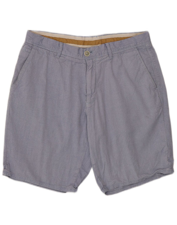 Pantaloni scurți chino Massimo Dutti pentru bărbați EU 42 Large W32 Blue Bumbac