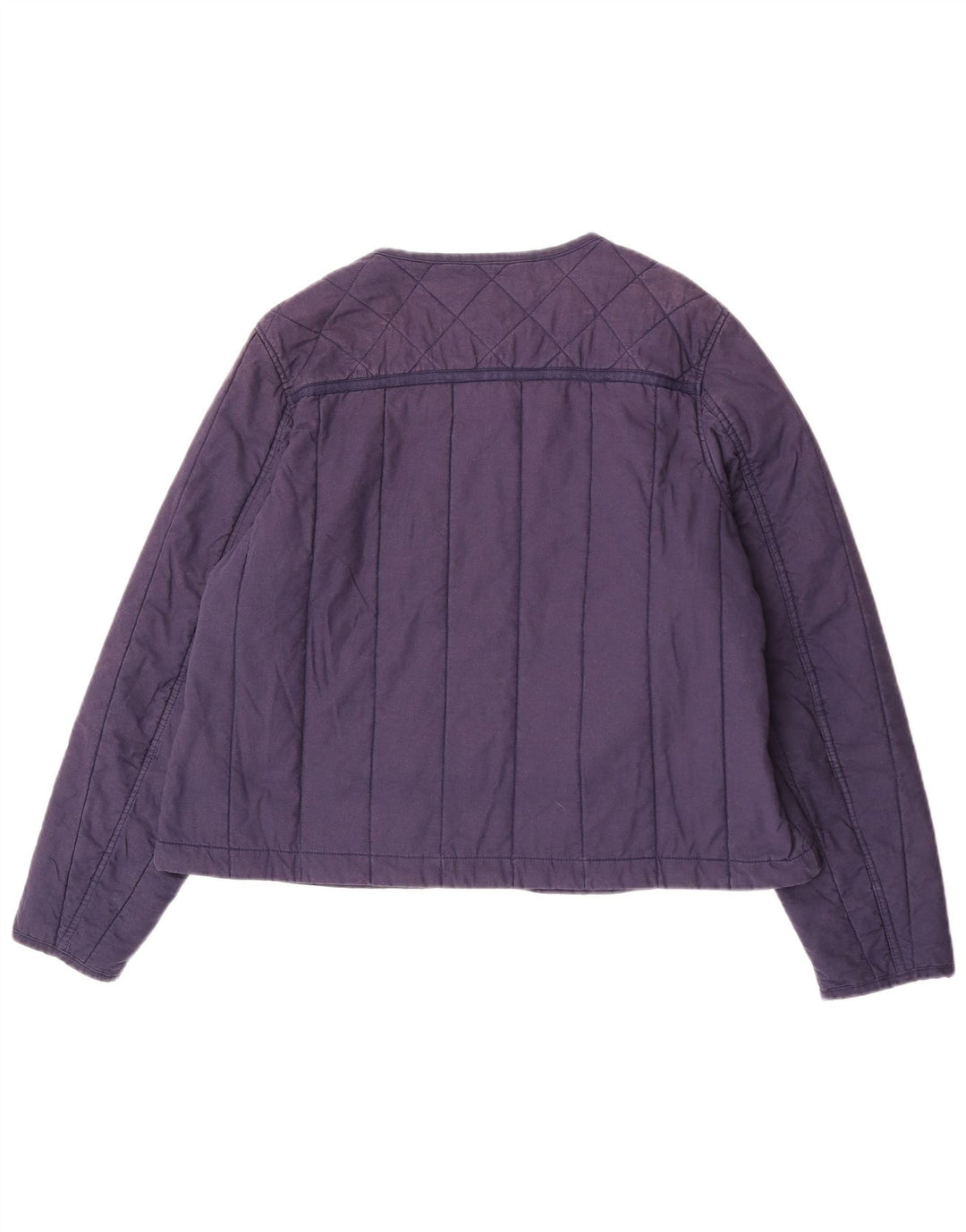Jachetă matlasată pentru femei Fat Face UK 18 XL, bumbac bleumarin