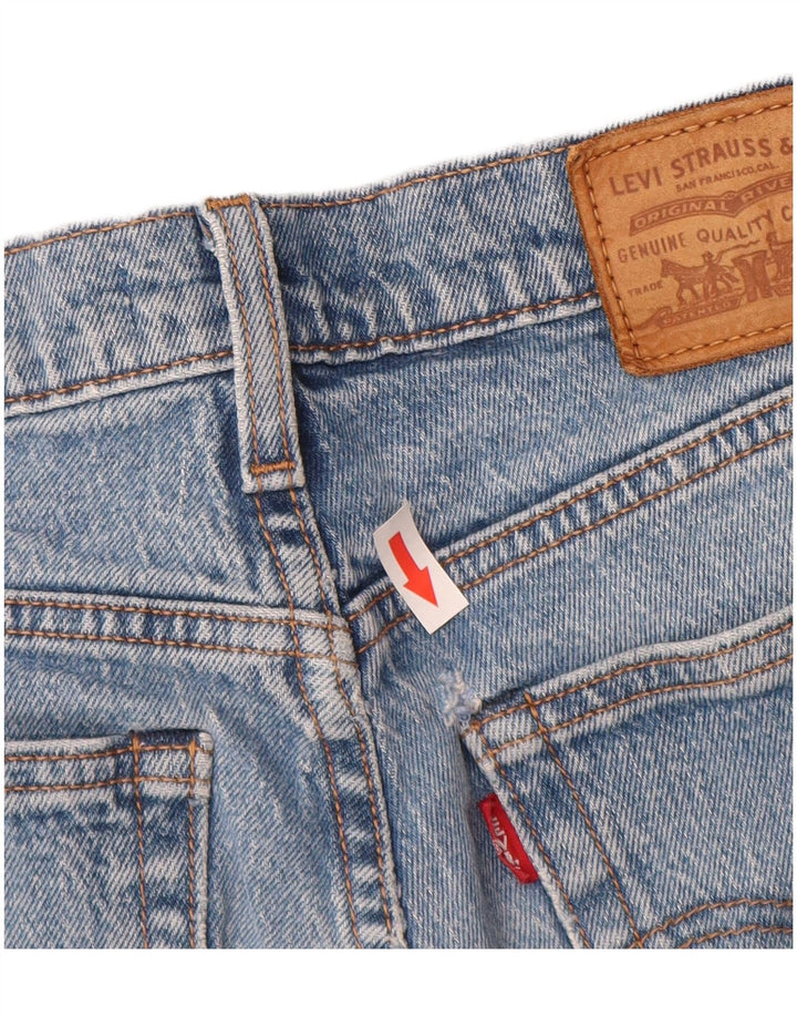 Blugi Levi's Wedgie Straight pentru femei W25 L28 Bumbac albastru