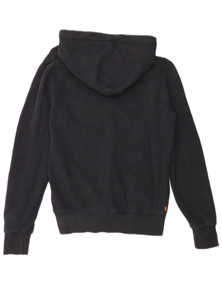 Pulover cu glugă grafic Superdry pentru bărbați, bumbac mediu negru