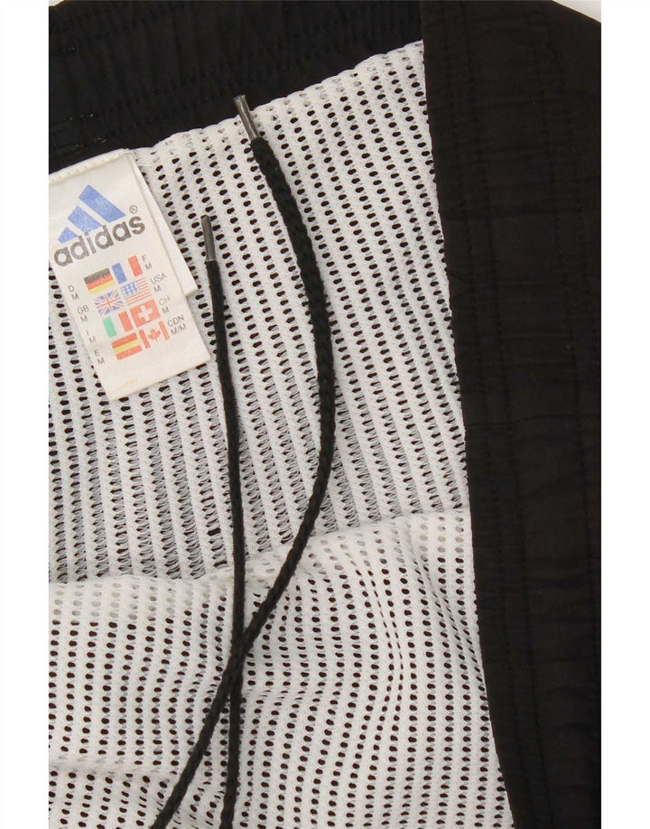 Pantaloni scurți de înot Adidas pentru bărbați, poliester mediu negru