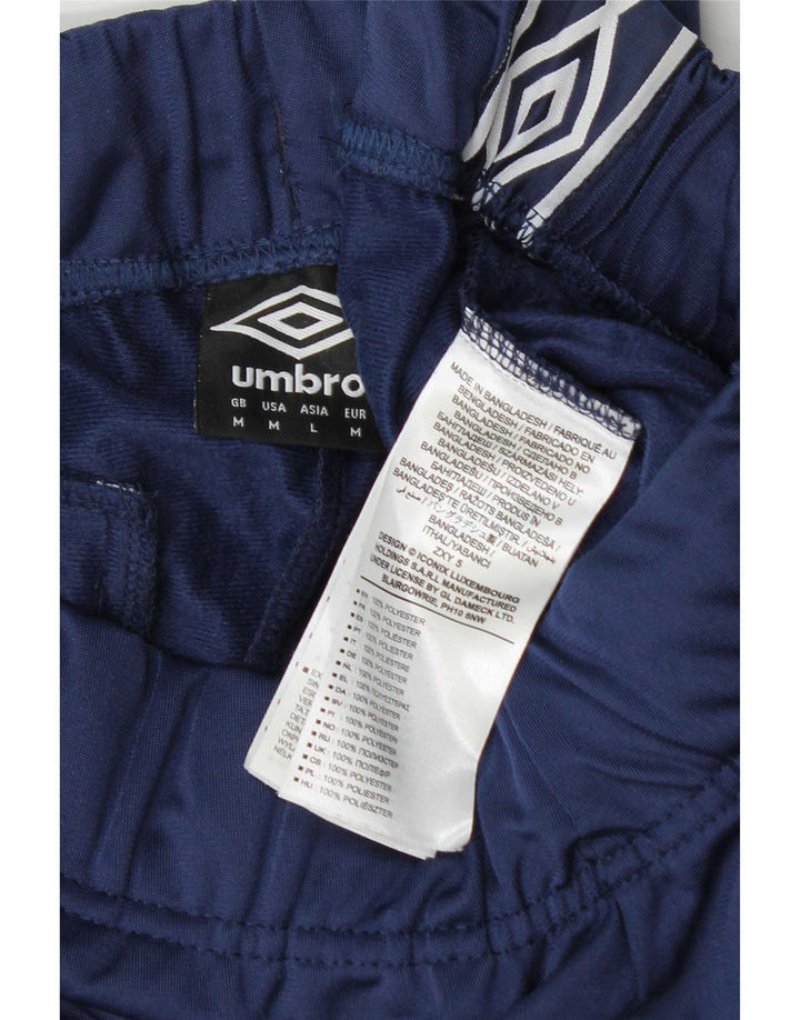 Trening pentru bărbați Umbro, cu grafică completă, mediu, albastru marin, poliester color bloc