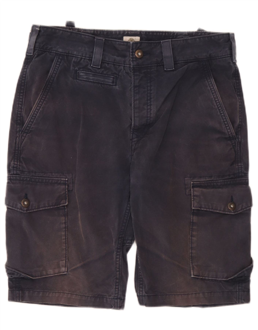 Pantaloni scurți cargo pentru bărbați Timberland W32, bumbac, albastru bleumarin mediu