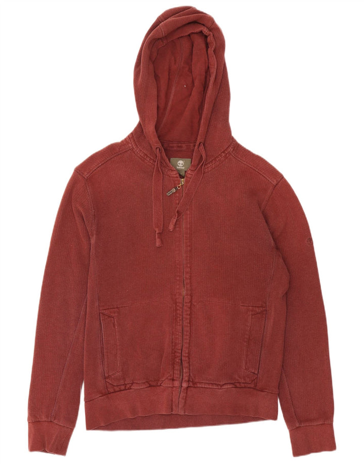 Pulover Timberland pentru bărbați, cu formă regulată, cu fermoar, burgundă medie