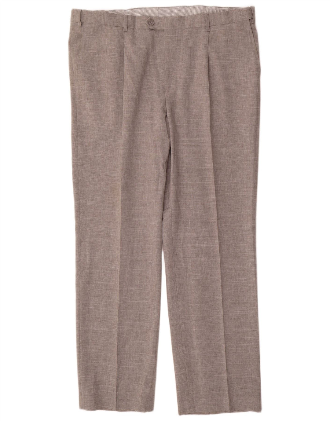 Marks & Spencer Pantaloni drepți pentru bărbați L42 L33 Poliester gri