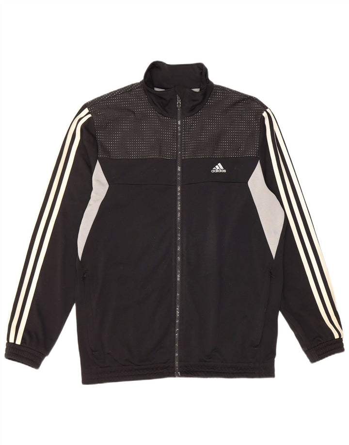Jachetă de trening pentru bărbați Adidas UK 38/40 Medium Black Colorblock