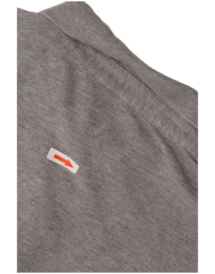 Cămașă polo pentru bărbați Hugo Boss Slim Fit, gri mic