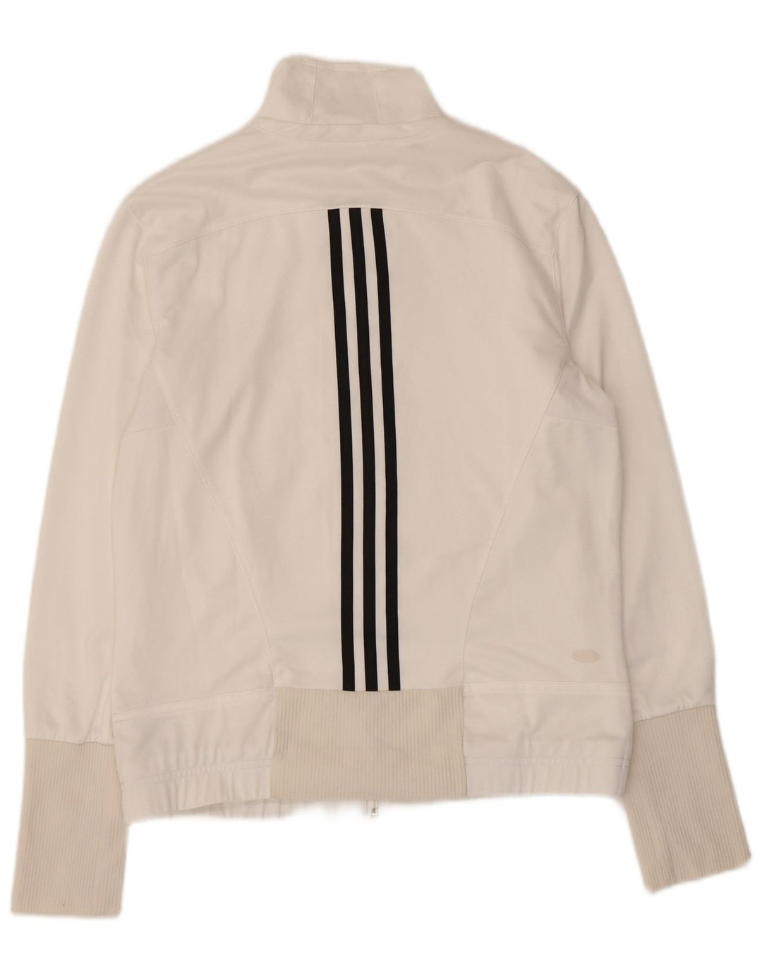Jachetă de trening pentru femei Adidas UK 16, mare, alb, poliester