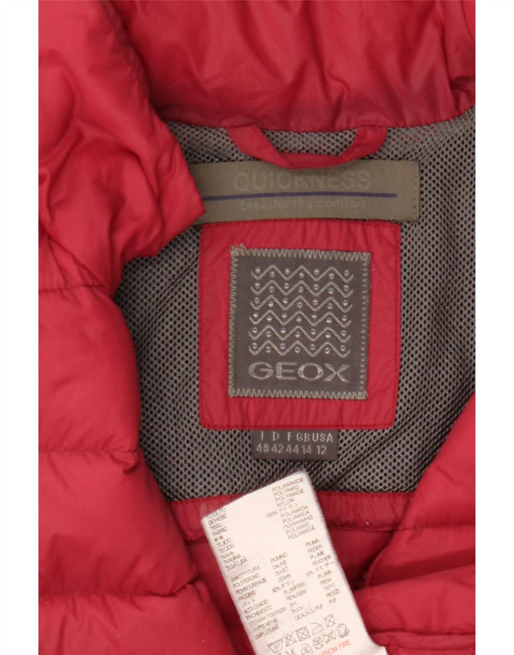 Jachetă căptușită pentru femei Geox UK 14, mare, roșu, poliamidă