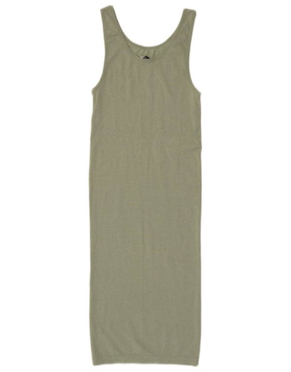Rochie bodycon fără mâneci pentru femei Zara UK 12 verde mediu
