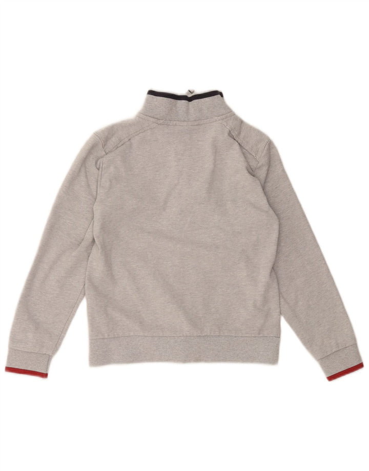 NAPAPIJRI Băieți Grafic Trening Top Jachetă 9-10 Ani Bumbac Gri