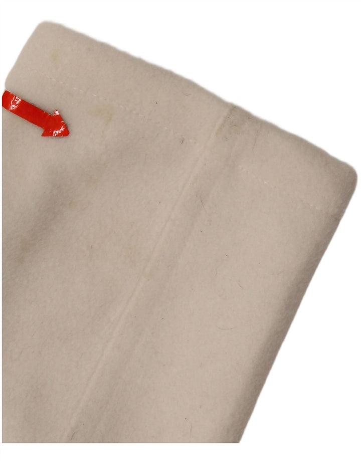 Jachetă Blazer pentru femei Zara cu 4 nasturi, UK 10, poliester alb mic
