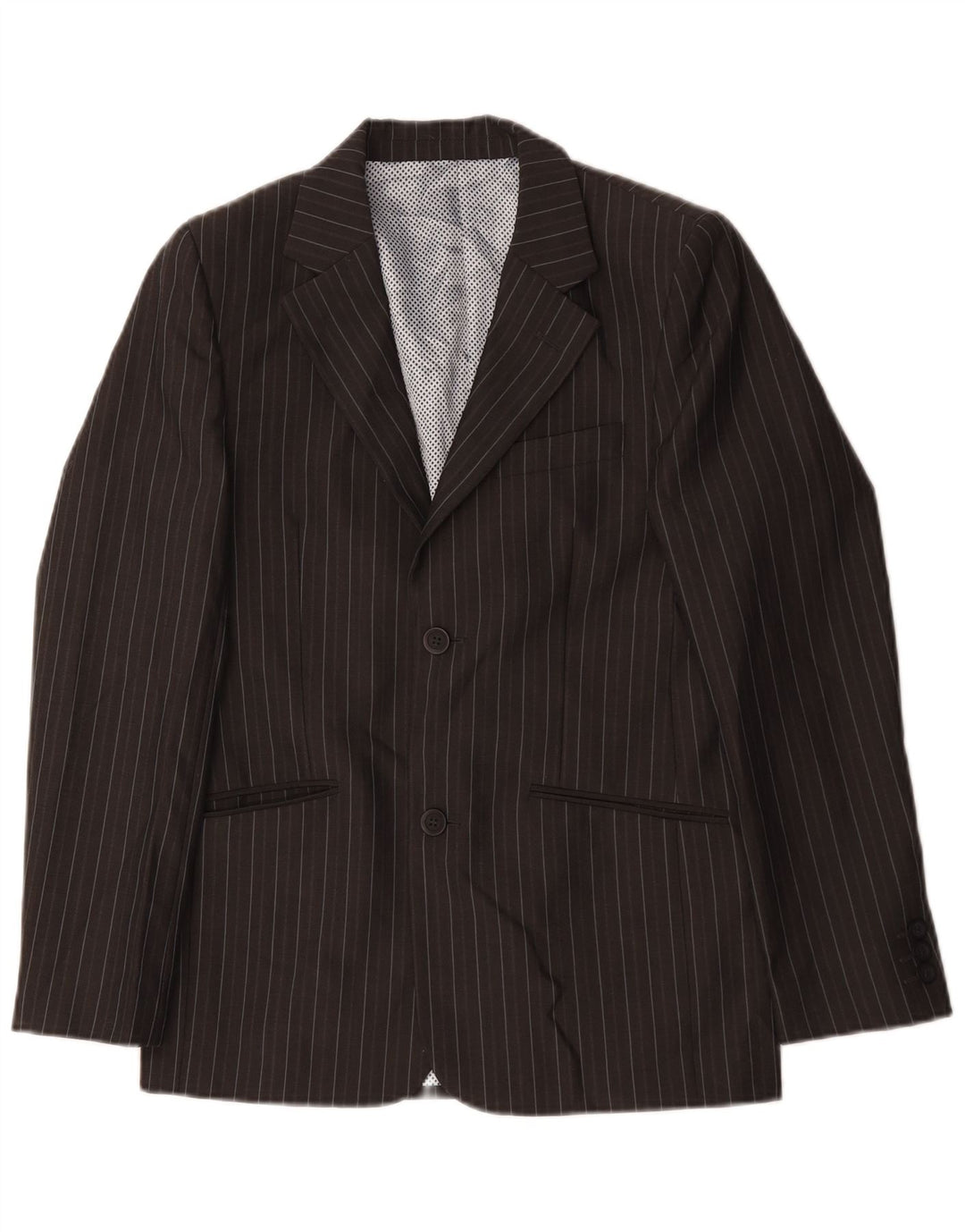 Jachetă pentru băieți Marks & Spencer Autograph Blazer 12-13 ani, gri cu dungi