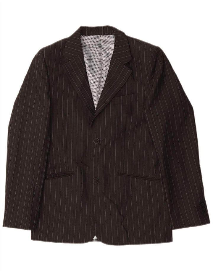 Jachetă pentru băieți Marks & Spencer Autograph Blazer 12-13 ani, gri cu dungi