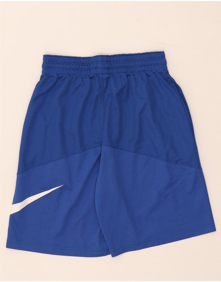 Pantaloni scurți sport Nike Dri Fit Graphic pentru bărbați, poliester mici, albastru