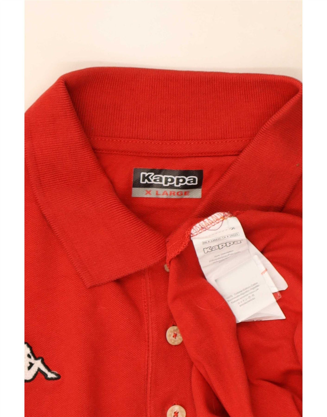 Tricou polo pentru bărbați Kappa XL Roșu