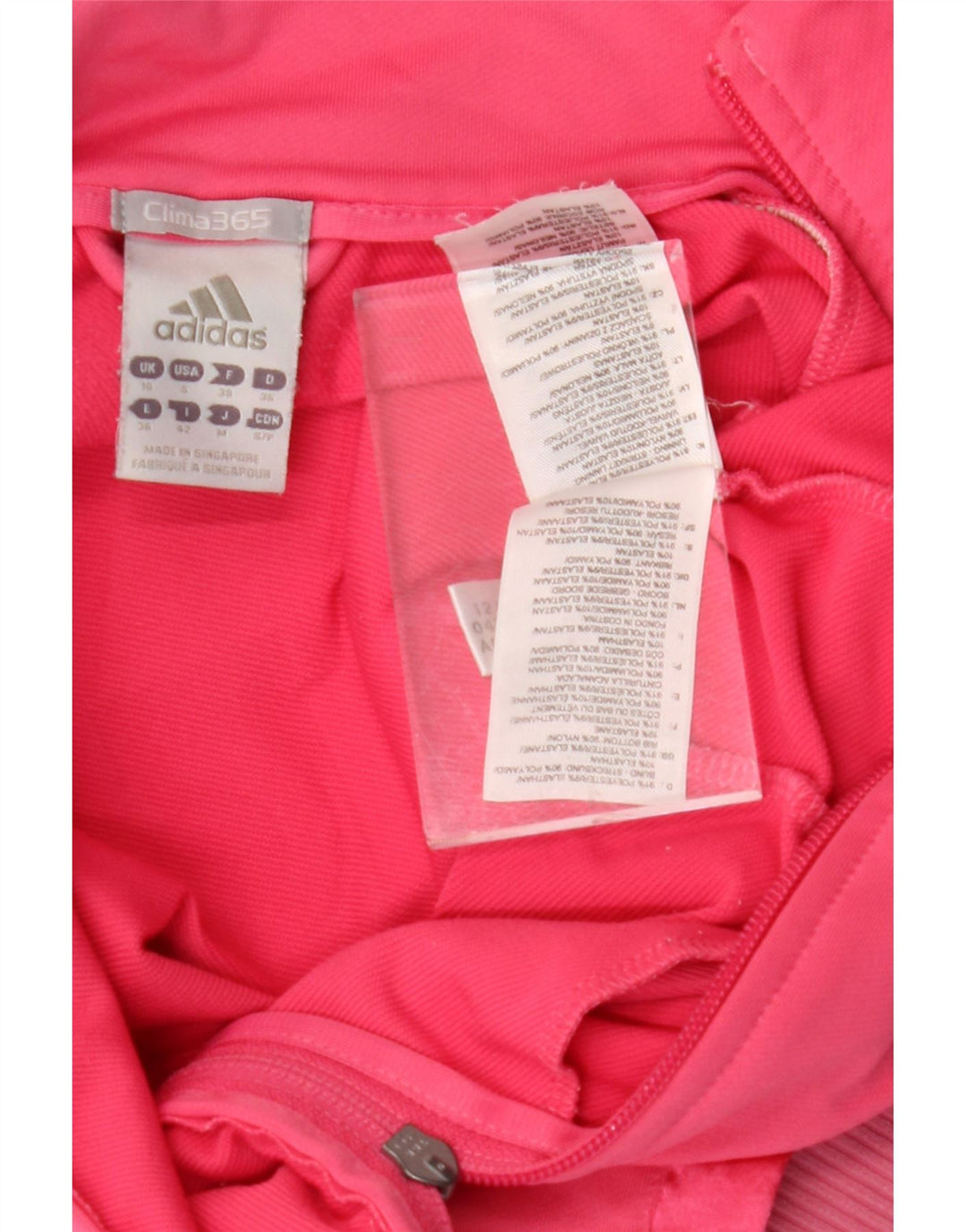 Jachetă ADIDAS pentru femei Clima 365 Graphic Trening Top Jacket UK 10 Small Pink