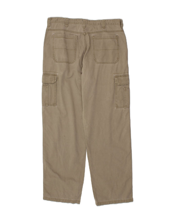 WRANGLER Boys Straight Cargo Trousers 9-10 Years W26 L24 Khaki