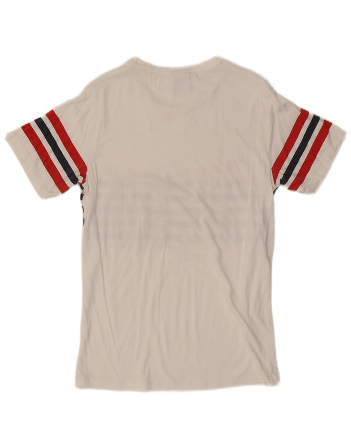 Tricou pentru bărbați Zara Top Mic Alb Floral Bumbac
