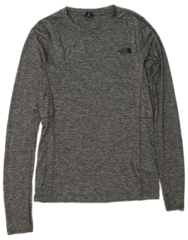 Top pentru femei The North Face cu mânecă lungă UK 6 XS, poliester cu pături gri