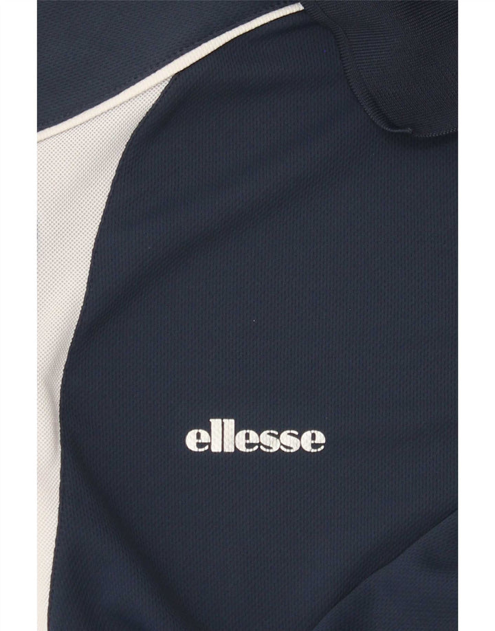 Cămașă polo pentru bărbați Ellesse, mijlociu, albastru bleumarin