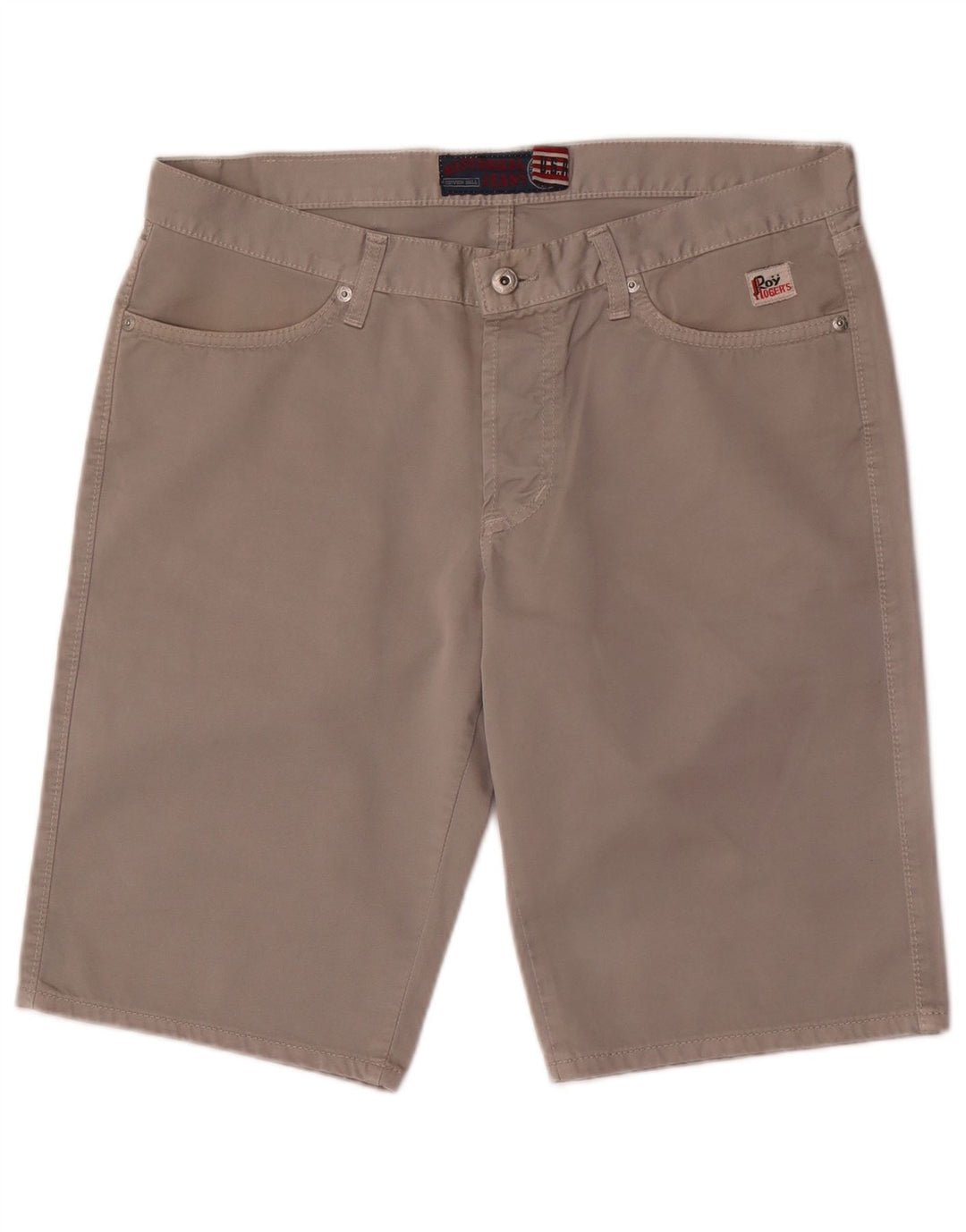 Pantaloni scurți casual pentru bărbați Roy Rogers W32 bumbac gri mediu