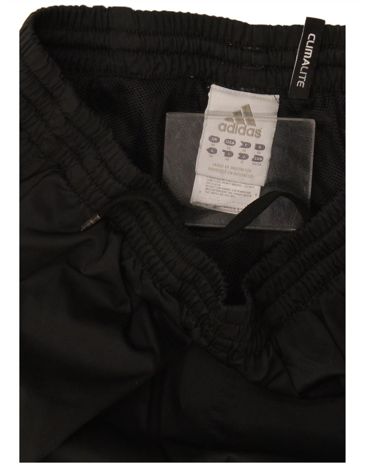 Pantaloni de trening Adidas Climalite pentru bărbați, poliester mediu negru