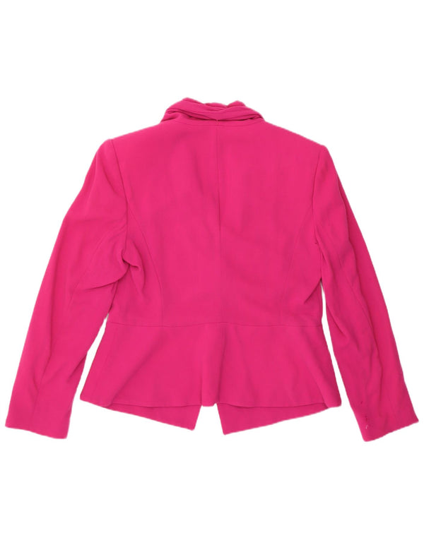 Jachetă Blazer Elegance pentru femei UK 14 Medium Pink Lână