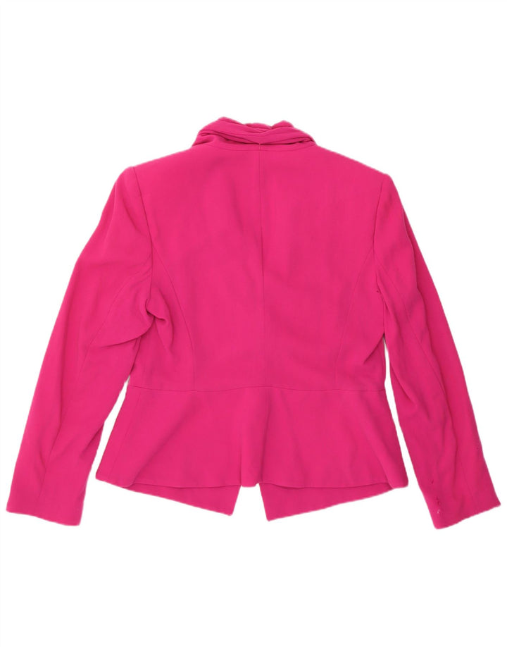 Jachetă Blazer Elegance pentru femei UK 14 Medium Pink Lână