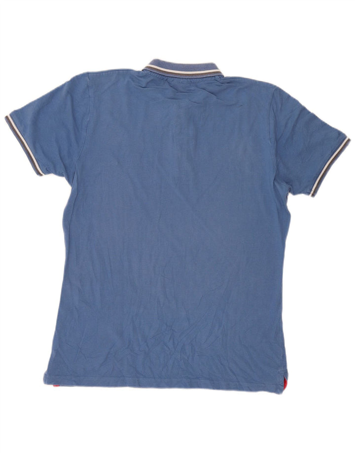 Tricou polo Fila pentru bărbați, cu dungi mari, albastre